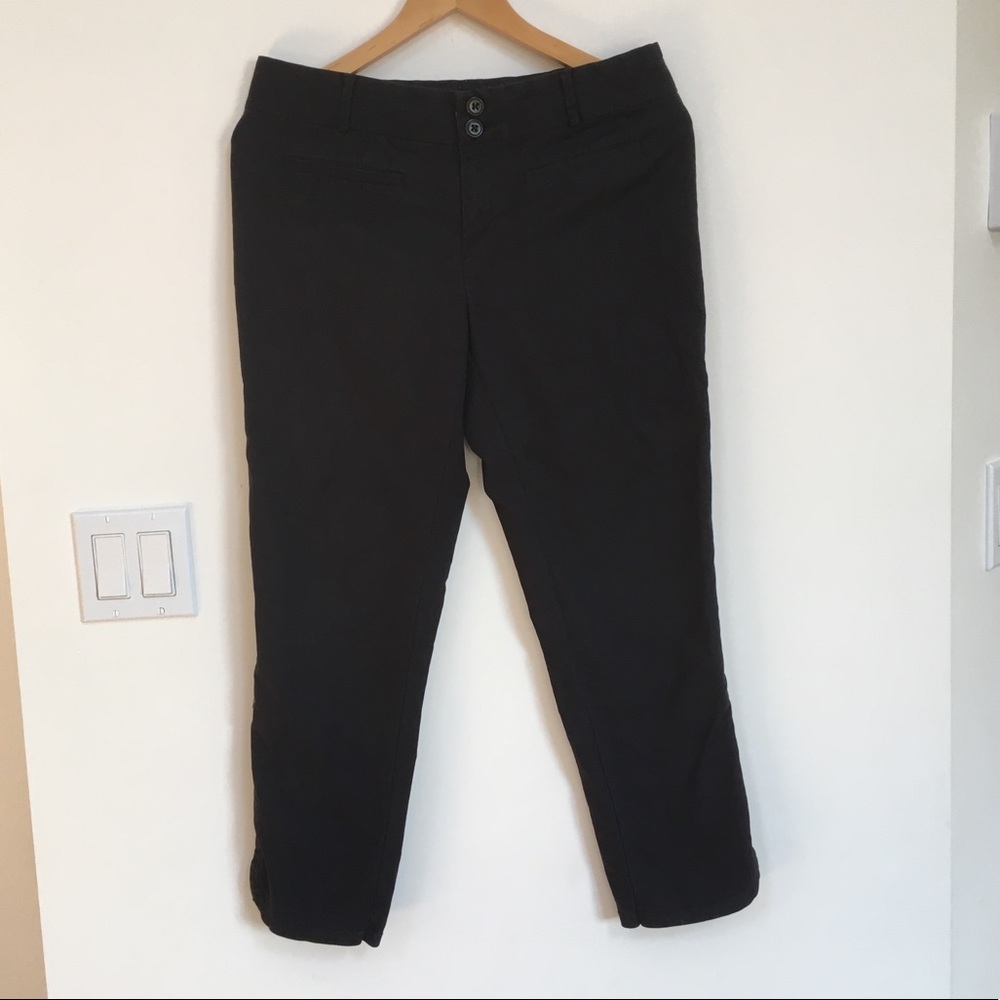 Cotton work pants.